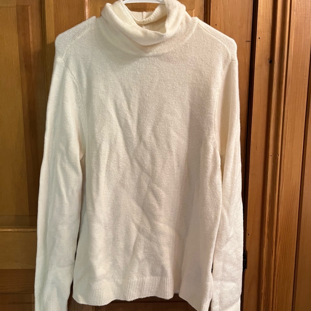 Abercrombie & Fitch Cream Cowl Neck Sweater